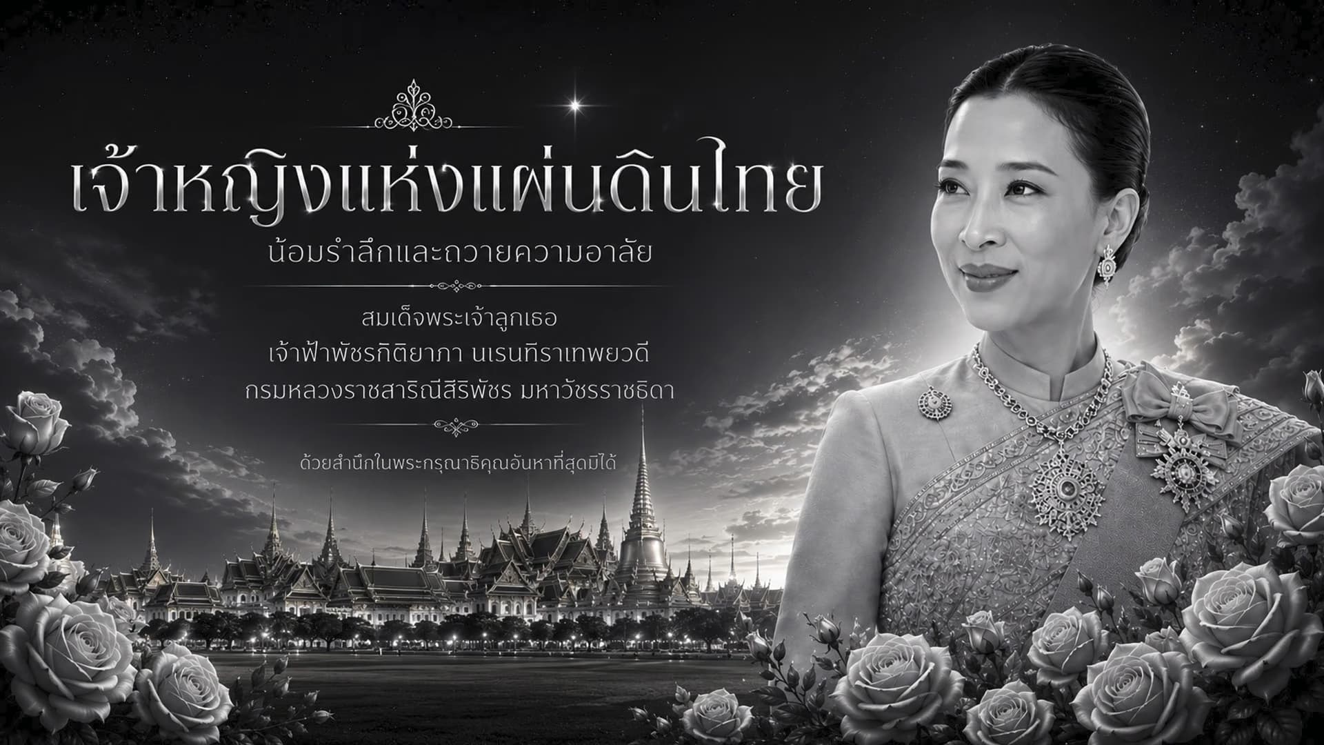 น้อมรำลึกและถวายความอาลัย